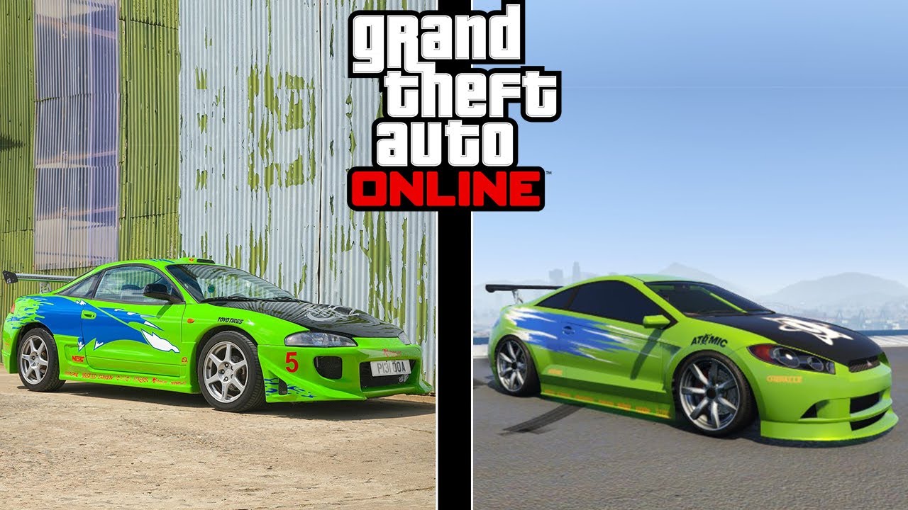 GTA 5 Paul Walker S Mitsubishi Eclipse From Fast And Furious 