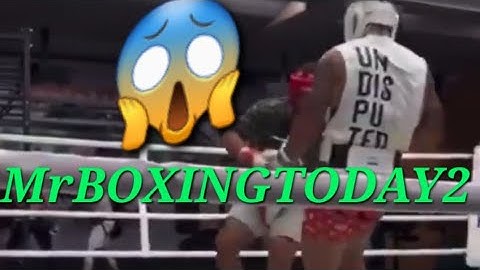 😳Usyk Knocks Out White Rhino Dave Allen On His Feet In Sparring🥊🥊