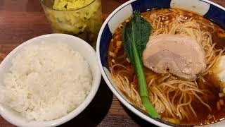 支那麺「はしご」で酸っぱくて辛い酸紅麺食べましたぜ！