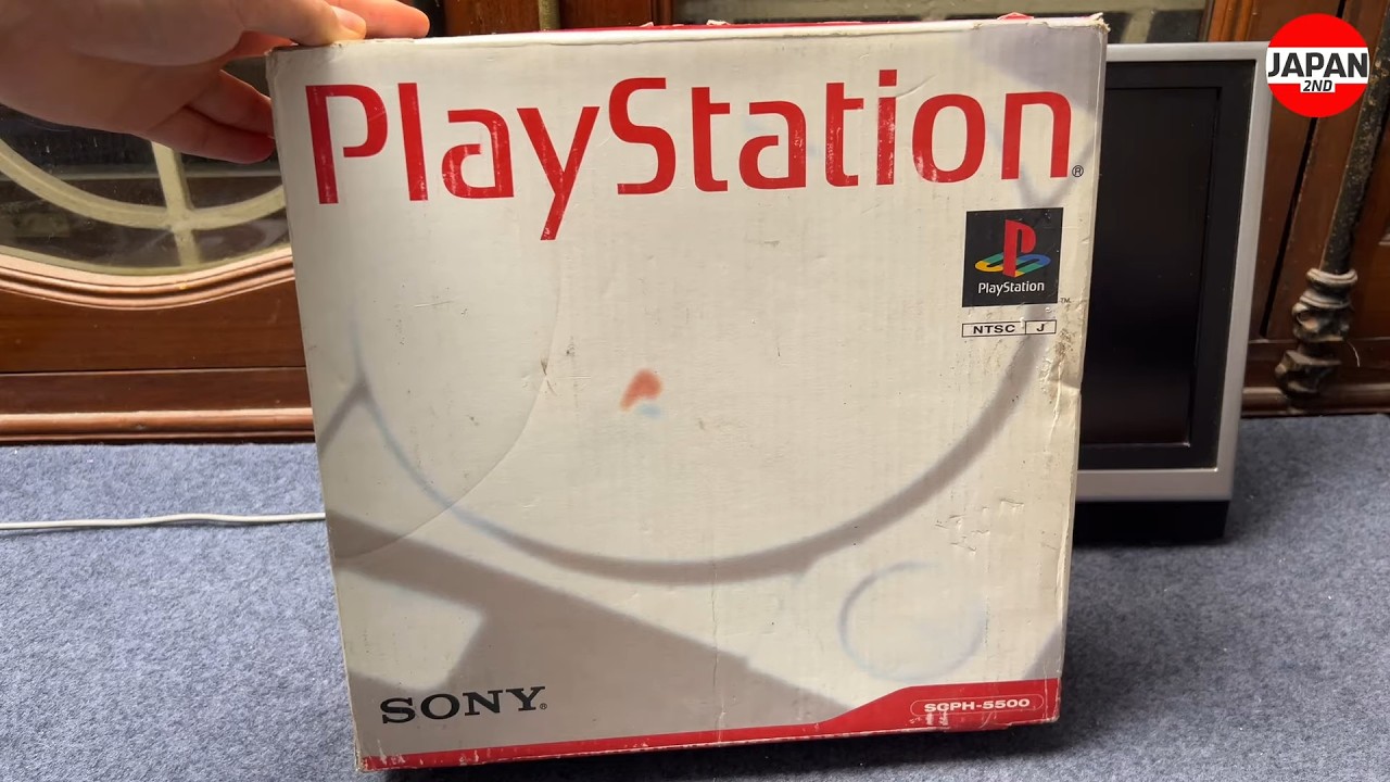 Sony PlayStation SCPH-5500 Red Unboxing Test｜ソニー PS1 SCPH-5500 開封｜Mở hộp PlayStation PS1