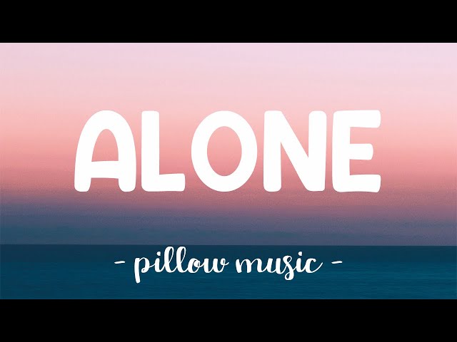 Alone - Marshmello escrita como se canta  Letra e tradução de música.  Inglês fácil