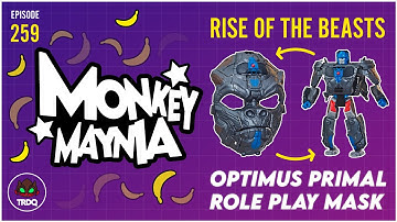 TRDQ: MONKEY MAYNIA: Rise of the Beasts Optimus Primal Role Play Mask Review