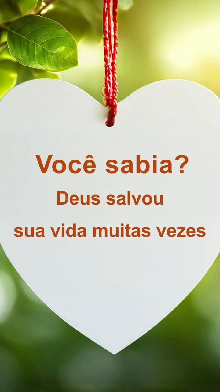 Você sabia? Deus salvou sua vida muitas vezes