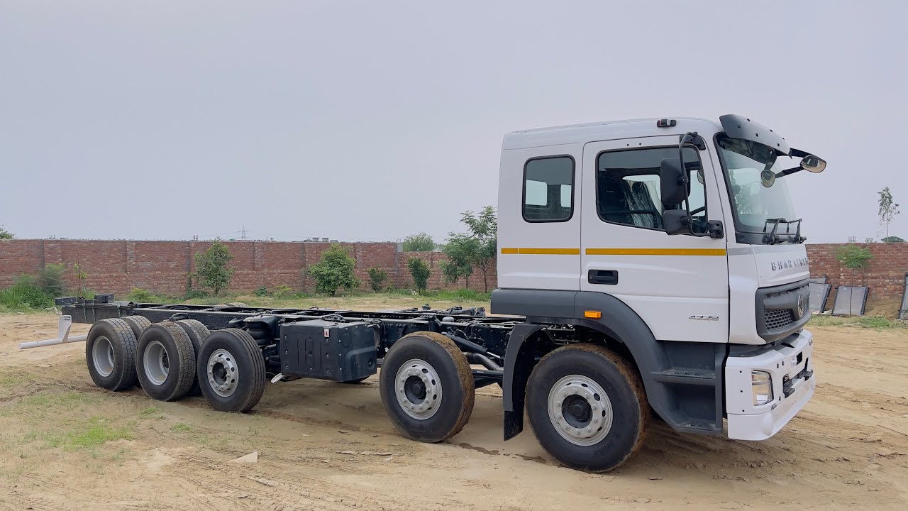 Bharat Benz 4228 R - 14 wheeler bs6 phase 2 walkaround complete - YouTube