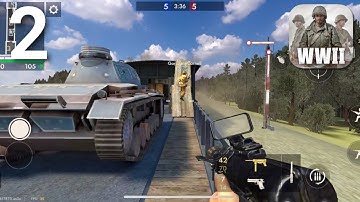 World War Heroes - Gameplay Walkthrough Part 2 - Camerton, German Express… (iOS, Android)