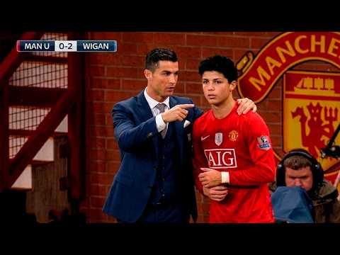 When Cristiano Ronaldo Jr Substituted & SHOCKED Cristiano Ronaldo