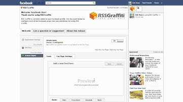 How to Set Up RSS Graffiti: Auto Publish Posts to a Facebook Business Fan Page