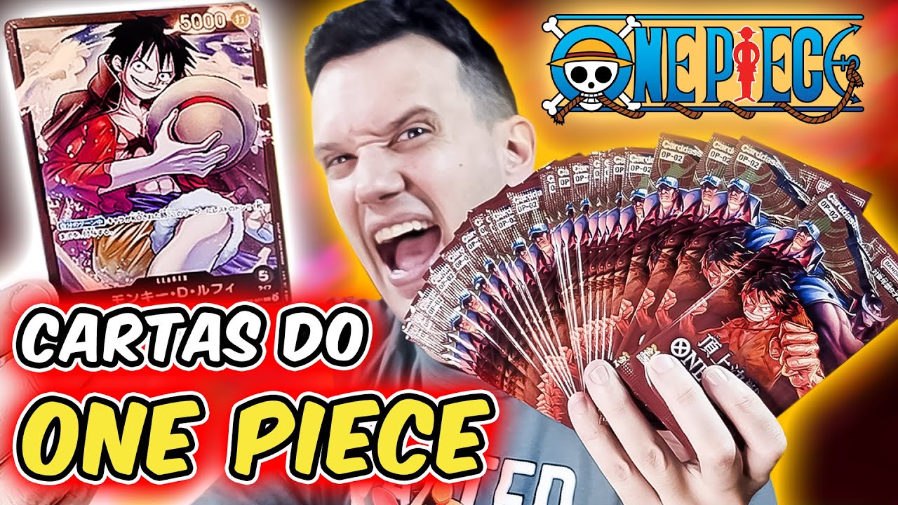CARTAS DE ONE PIECE! ABRI PACOTES do One Piece Card Game | CAPITÃO HUNTER CARTAS POKEMON TCG