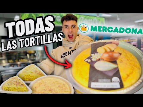 I TRY all the POTATO OMELETTES 🥔 from MERCADONA
