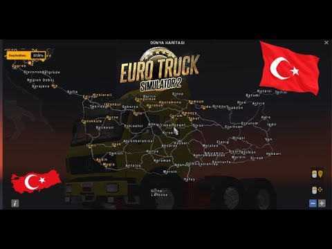 ETS 2 KAR MODU İLE TÜRKİYE HARİTASI KURULUMU