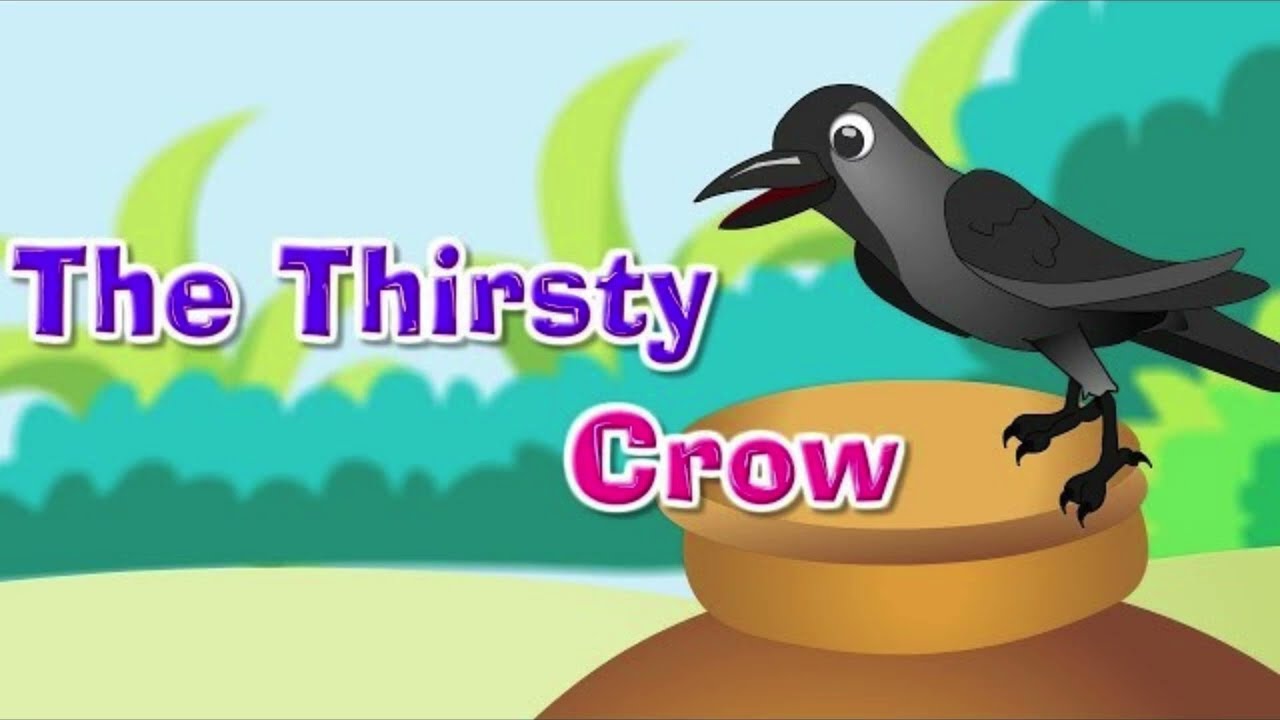 Thirsty Crow Story in English | Moral stories for Kids | Bedtime Stories for Children