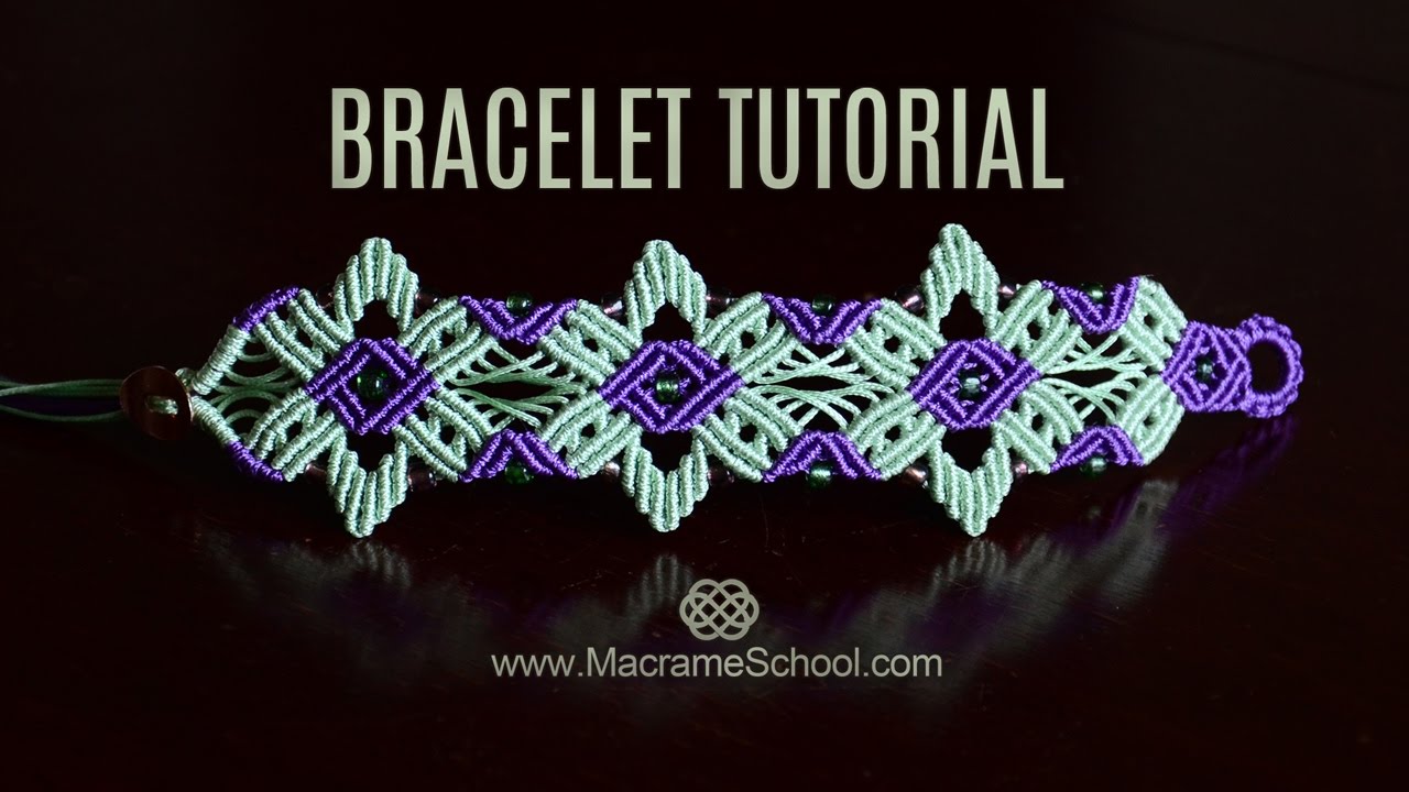 Macrame Flower Macrame School Bracelets How To Macrame