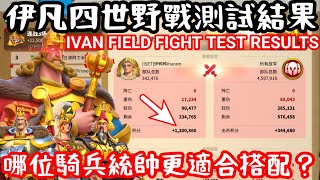 [萬國覺醒]伊凡四世野戰測試結果（哪位騎兵統帥更適合搭配？） screenshot 5