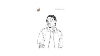 Travis Scott Coloring Pages