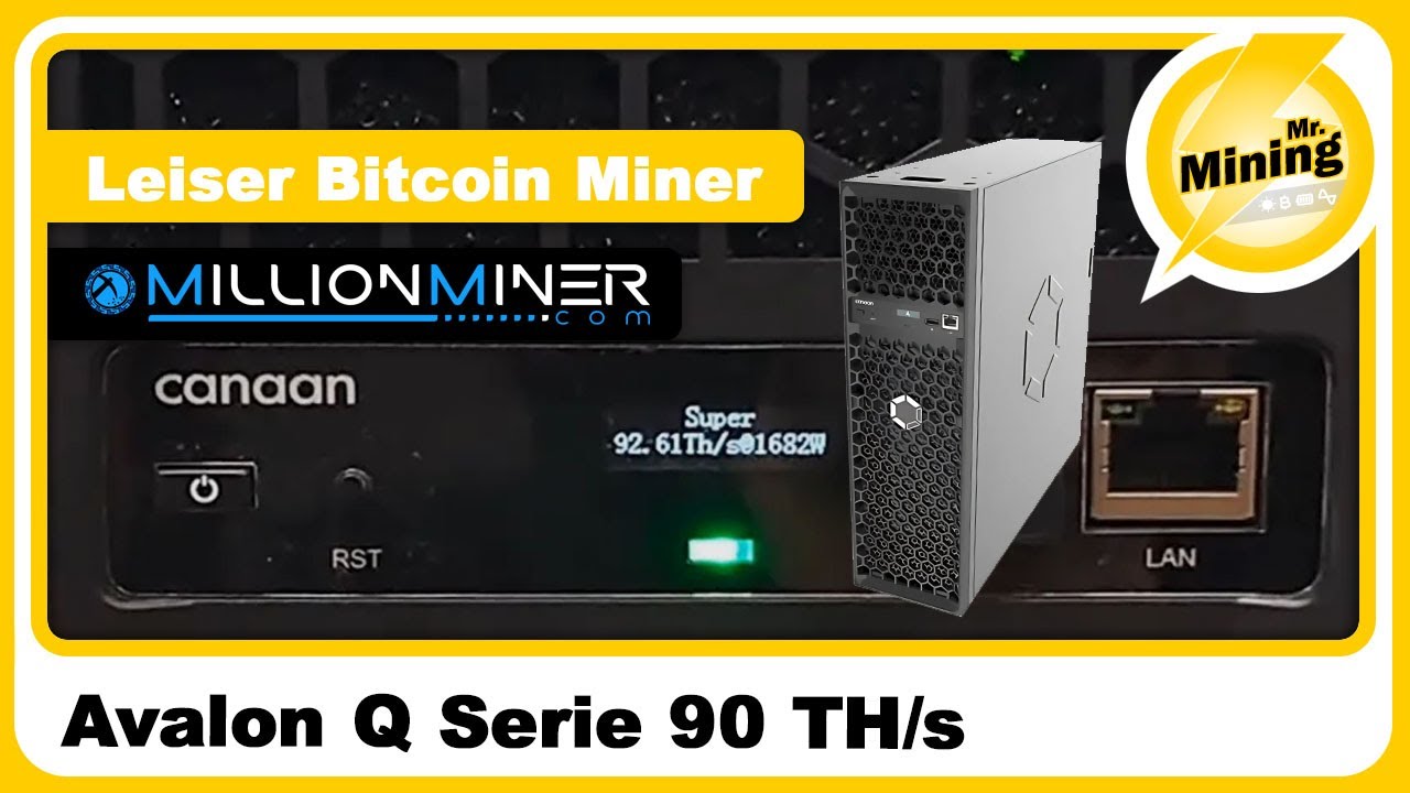 Endlich ein leiser bitcoin miner! Avalon Q Serie, 18Watt pro Th/s Bitcoinheater?