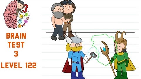 Brain Test 3 Level 122 Loki is trying to stop them! Walkthrough