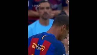 Rivaldo, Ronaldinho 😱 crazy skill and rabona kick by rivaldo 💯💝😳