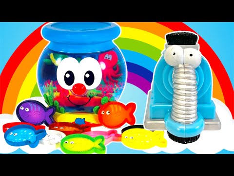 Colors FUN Fish Bowl Toys with Noo Noo LEARNING for Young Kids!