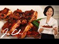 Spicy korean baked chicken by chef jia choi  delicious chicken barbecue  simple and easy recipe