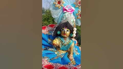 laddu Gopal New video radhe radhe hare Krishna ☺️🙏#laddugopal #radheshyam