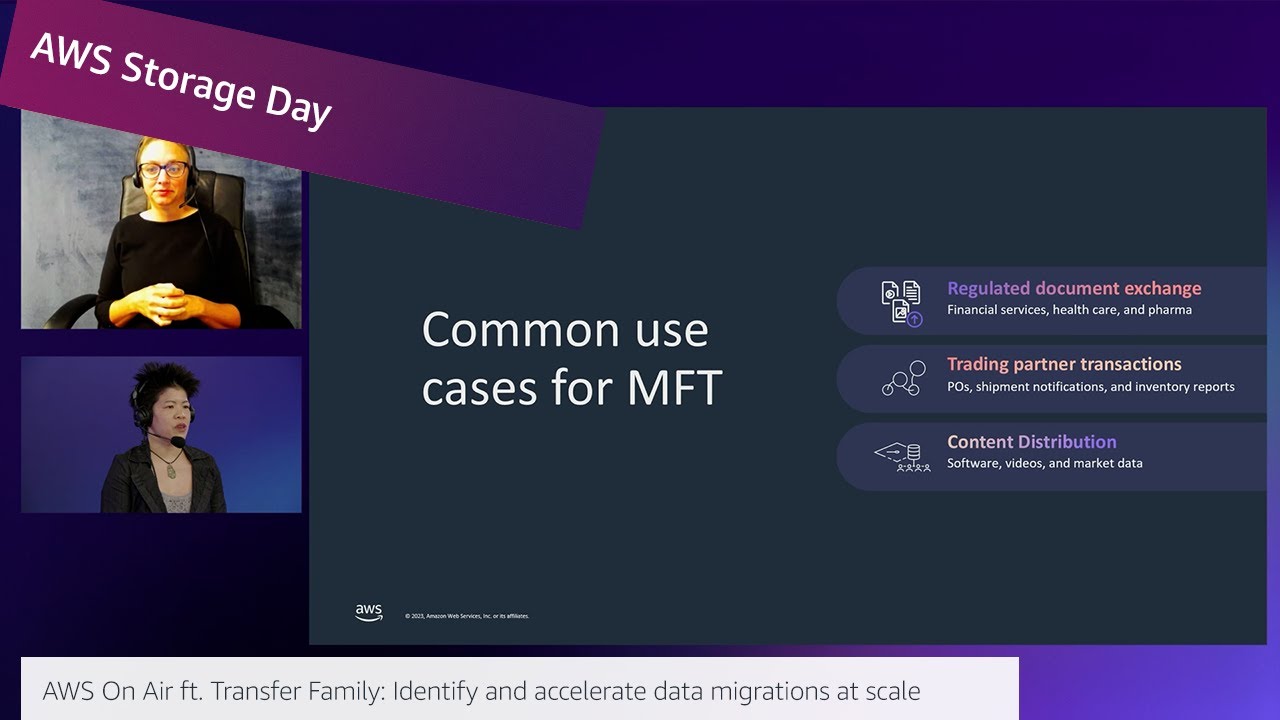 AWS Storage Day 2023 | AWS On Air ft. Transfer Family Identify ...