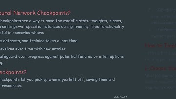 Understanding Neural Network Checkpoints: How to Save Your Progress in Machine Learning