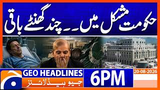 Geo News Headlines 6 PM | Aug 20th, 2026