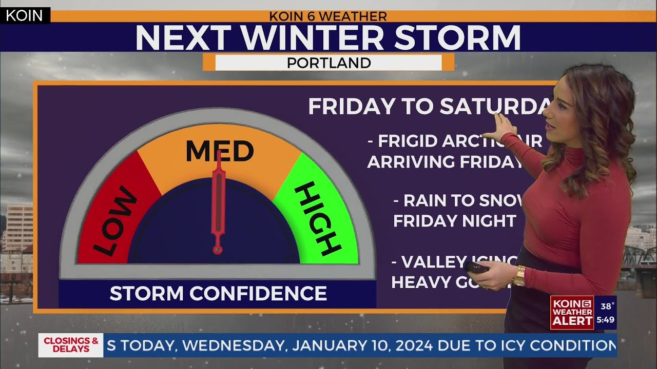Winter Storm Possible this Weekend in Portland - YouTube