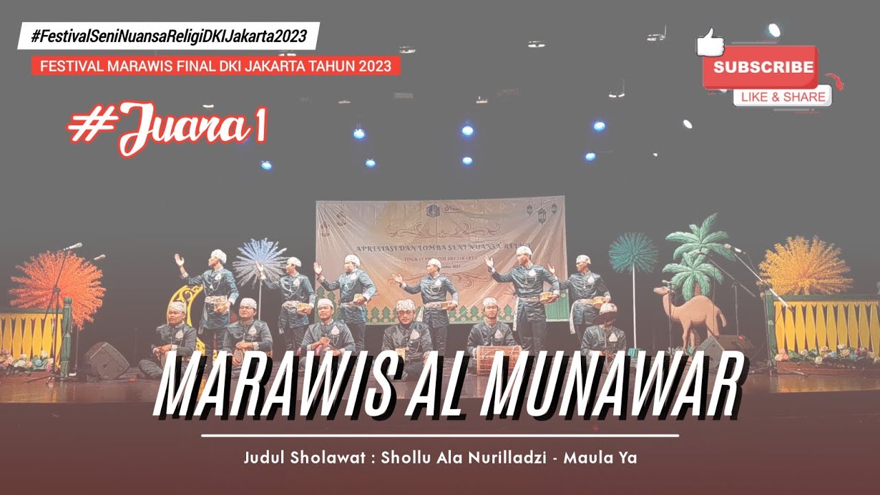 WOW‼️ JUARA 1 MARAWIS AL MUNAWAR || FESTIVAL SENI NUANSA RELIGI FINAL DKI JAKARTA TAHUN 2023