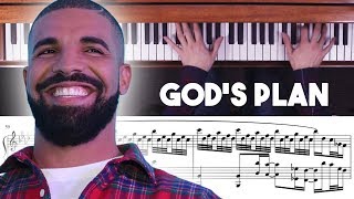 Drake - God&#39;s Plan Advanced Piano Cover With Sheet Music