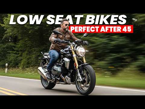 12 Motorcycles With The LOWEST Seat Height That Aren’t Slow (Perfect After 45)