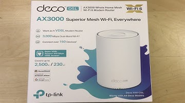 TP-Link Deco X50-DSL Mesh WiFi 6 AX3000 VDSL Modem Router Unboxing, Overview & Setup via App Account