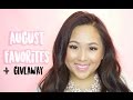 August Favorites + GIVEAWAY!!!