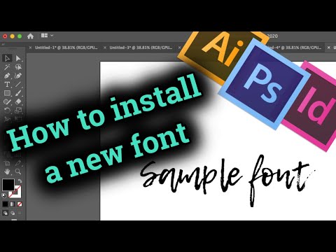 How To Install New Font In Adobe Cc