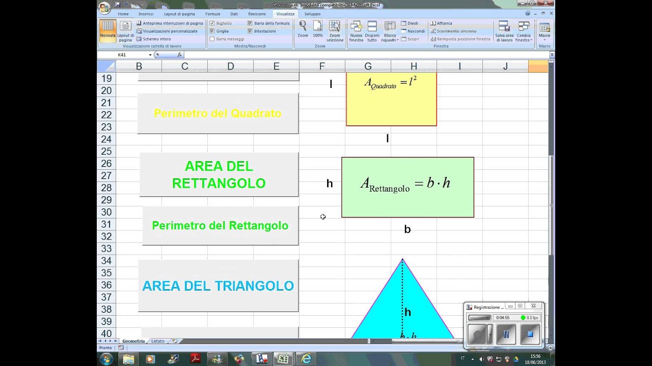 Figure Geometriche Macro Con Excel Visual Basic Editor YouTube Figure geometriche macro con excel visual basic editor youtube