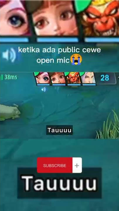 KETIKA PUBLIC CEWE OPEN MIC MERESAHKAN 😭#shorts #mobilelegends