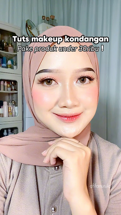 Tutorial makeup kondangan pake produk under 30ribu ‼️ #makeup #makeuptutorial #makeupshorts