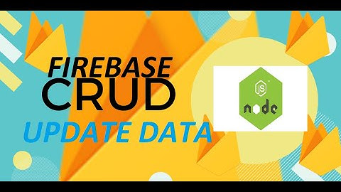 How to update data in firebase database using Node Js