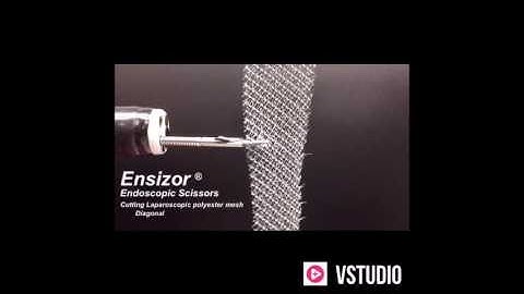 Ensizor Endoscopic Scissors Cutting Laparoscopic Polyester Mesh