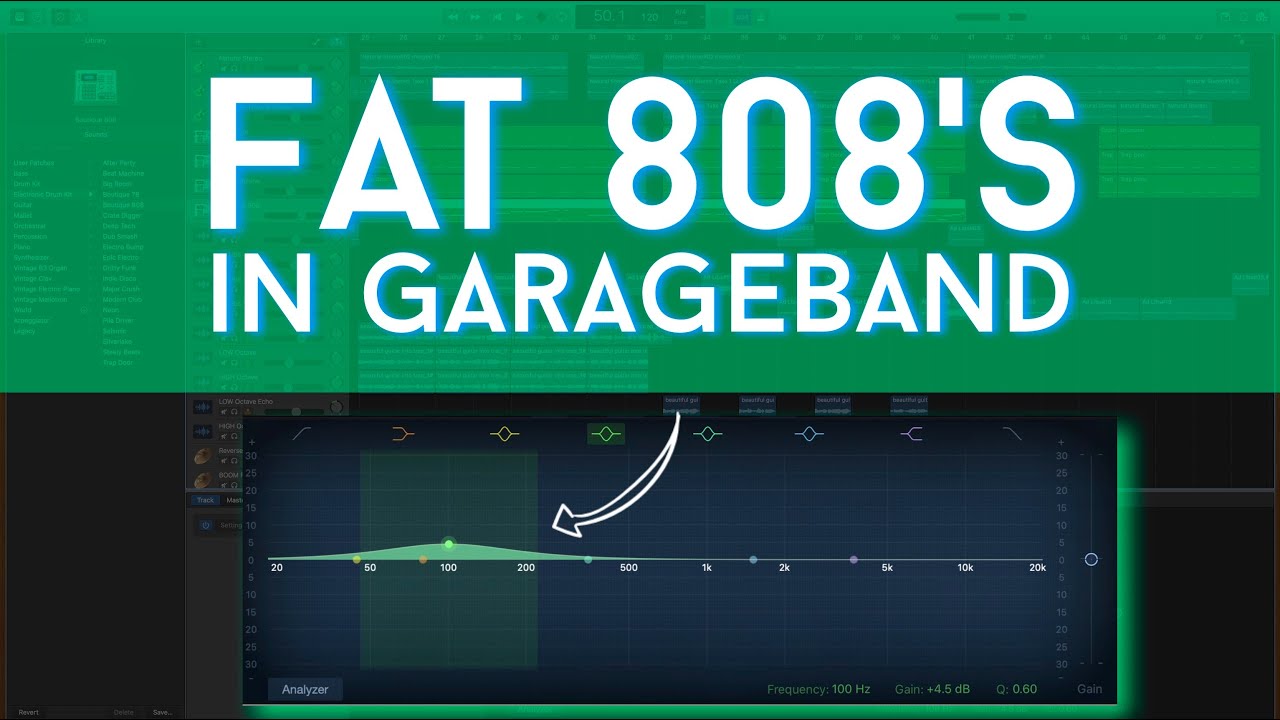 How To Mix BIG 808 Bass In GarageBand 