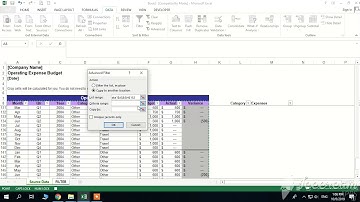 Advance Filter MACRO USING EXCEL التصفية المتقدمة اكسل