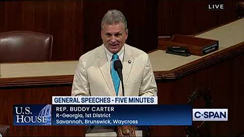 Representative Buddy Carter's One Minute Speech fo...