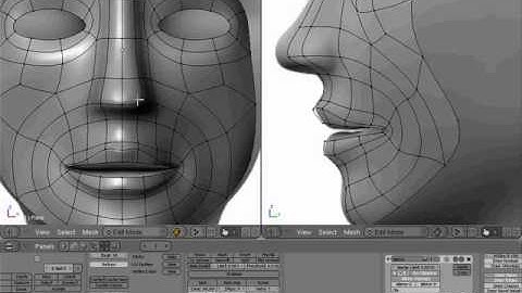 Blender head modeling tutorial part 2