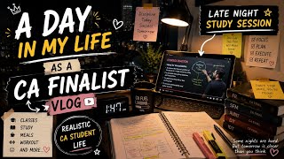 study vlog 📓 VERY productive days in my life preparing for EXAMS| CA Finalist