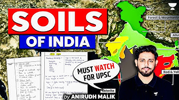 Complete Soils of India in One Video | Imp Topic for UPSC Prelims 2025 | Geography | Anirudh Malik