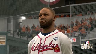 MLB The Show 24 World Series Gameplay - Braves vs Orioles Full Game Highlights