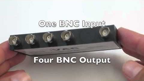 1x4 Composite Video Distribution Amplifier with Variable GainVAC 11-114-104