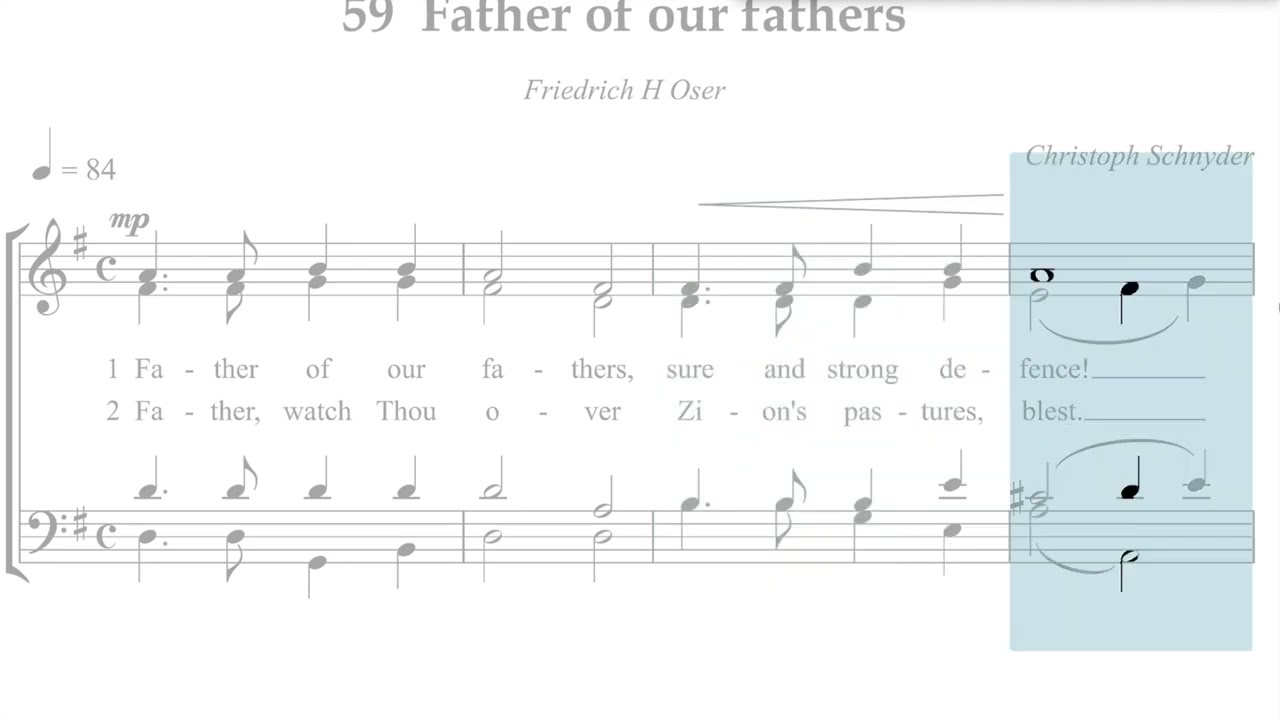 Hymn Collection 059   Father of our fathers