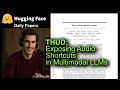 THUD: Exposing Audio Shortcuts in Multimodal LLMs