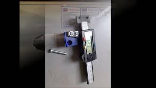Making a simple dro with a cheap caliper on the pinole of a lathe